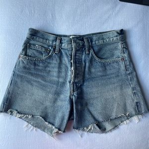 AGOLDE size 25 Parker shorts long